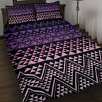 Maori Niho Taniwha Te Wheiao Quilt Bed Set Waiporoporo - Aussie Hoodie