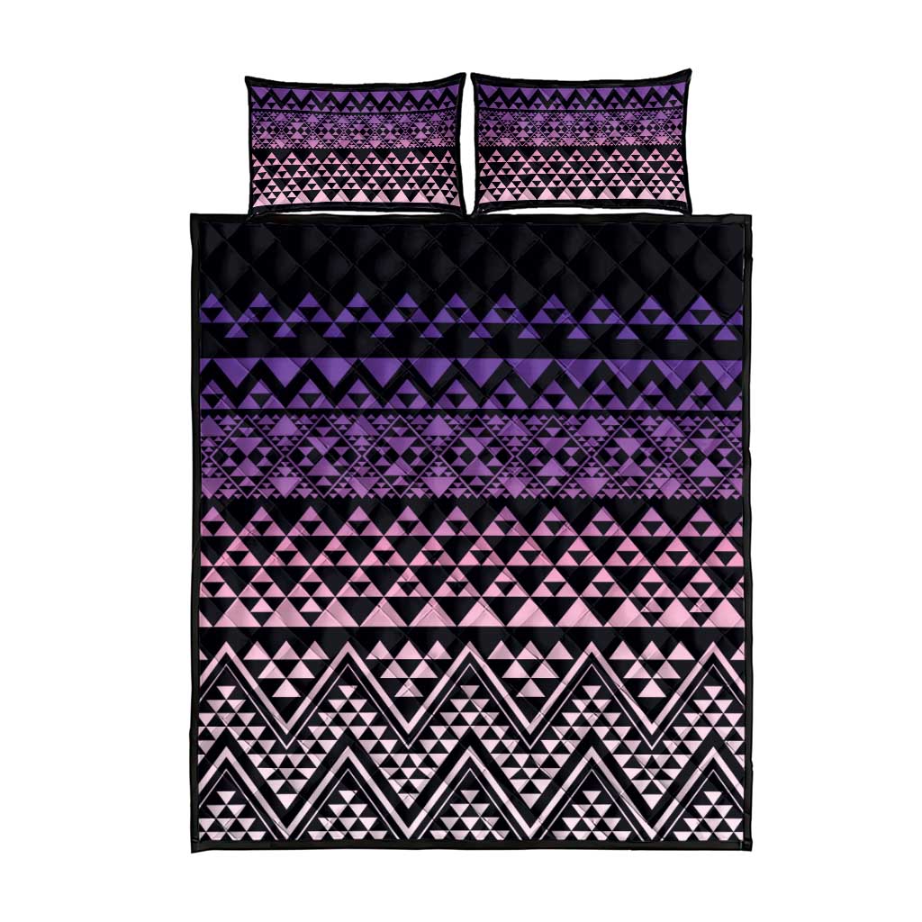 Maori Niho Taniwha Te Wheiao Quilt Bed Set Waiporoporo - Aussie Hoodie