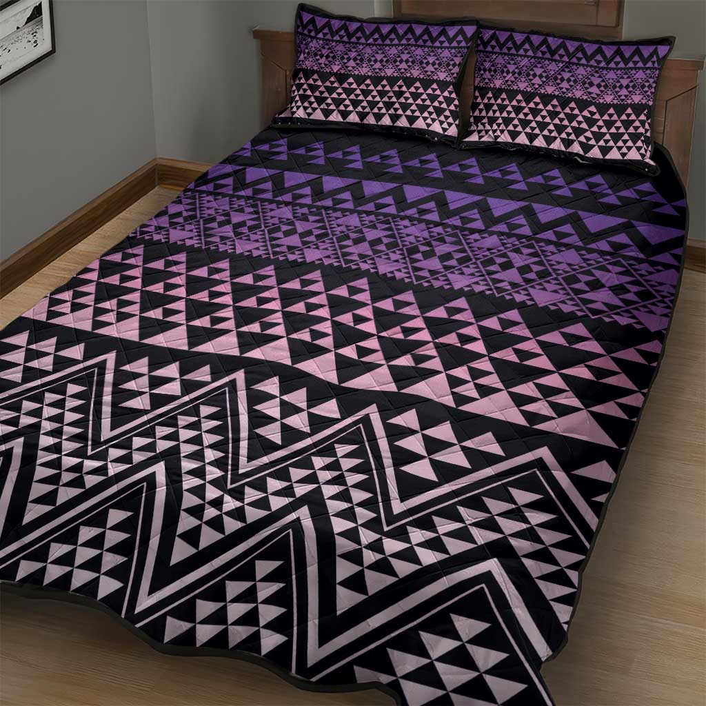 Maori Niho Taniwha Te Wheiao Quilt Bed Set Waiporoporo - Aussie Hoodie