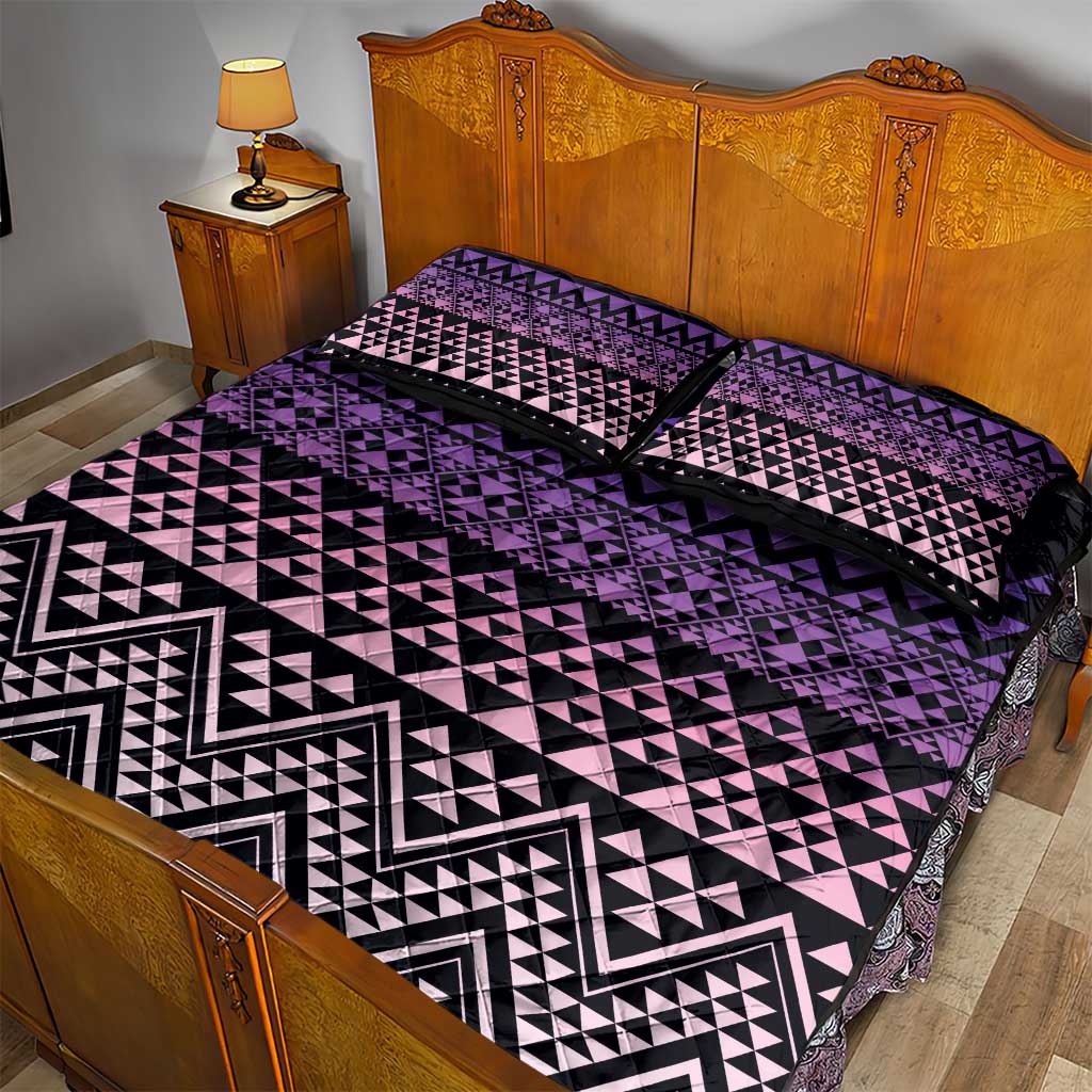 Maori Niho Taniwha Te Wheiao Quilt Bed Set Waiporoporo - Aussie Hoodie