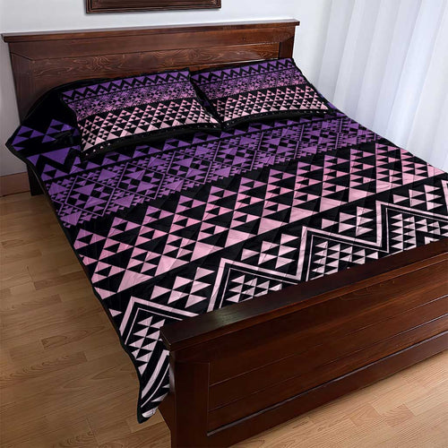 Maori Niho Taniwha Te Wheiao Quilt Bed Set Waiporoporo - Aussie Hoodie