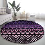Maori Niho Taniwha Te Wheiao Round Carpet Waiporoporo - Aussie Hoodie