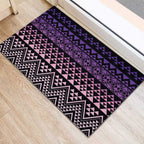 Maori Niho Taniwha Te Wheiao Rubber Doormat Waiporoporo - Aussie Hoodie