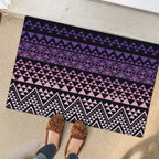 Maori Niho Taniwha Te Wheiao Rubber Doormat Waiporoporo - Aussie Hoodie