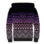 Maori Niho Taniwha Te Wheiao Sherpa Hoodie Waiporoporo - Aussie Hoodie