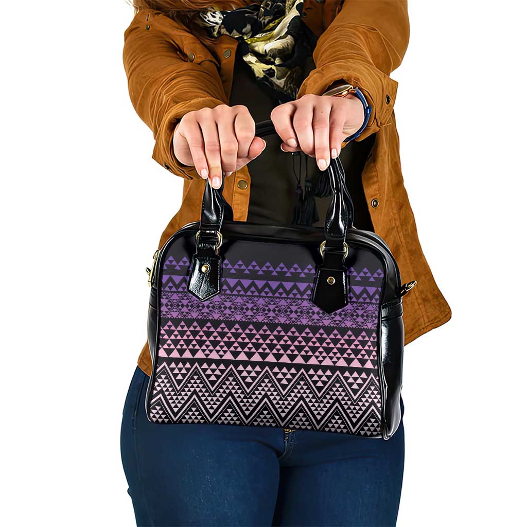 Maori Niho Taniwha Te Wheiao Shoulder Handbag Waiporoporo - Aussie Hoodie