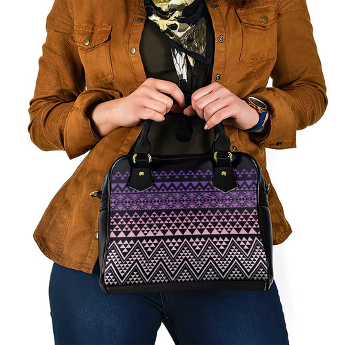 Maori Niho Taniwha Te Wheiao Shoulder Handbag Waiporoporo - Aussie Hoodie