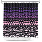 Maori Niho Taniwha Te Wheiao Shower Curtain Waiporoporo - Aussie Hoodie