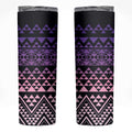 Maori Niho Taniwha Te Wheiao Skinny Tumbler Waiporoporo - Aussie Hoodie
