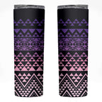 Maori Niho Taniwha Te Wheiao Skinny Tumbler Waiporoporo - Aussie Hoodie