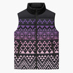 Maori Niho Taniwha Te Wheiao Sleeveless Puffer Jacket Waiporoporo - Aussie Hoodie