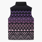 Maori Niho Taniwha Te Wheiao Sleeveless Puffer Jacket Waiporoporo - Aussie Hoodie