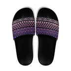 Maori Niho Taniwha Te Wheiao Slide Sandals Waiporoporo - Aussie Hoodie