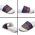 Maori Niho Taniwha Te Wheiao Slide Sandals Waiporoporo - Aussie Hoodie