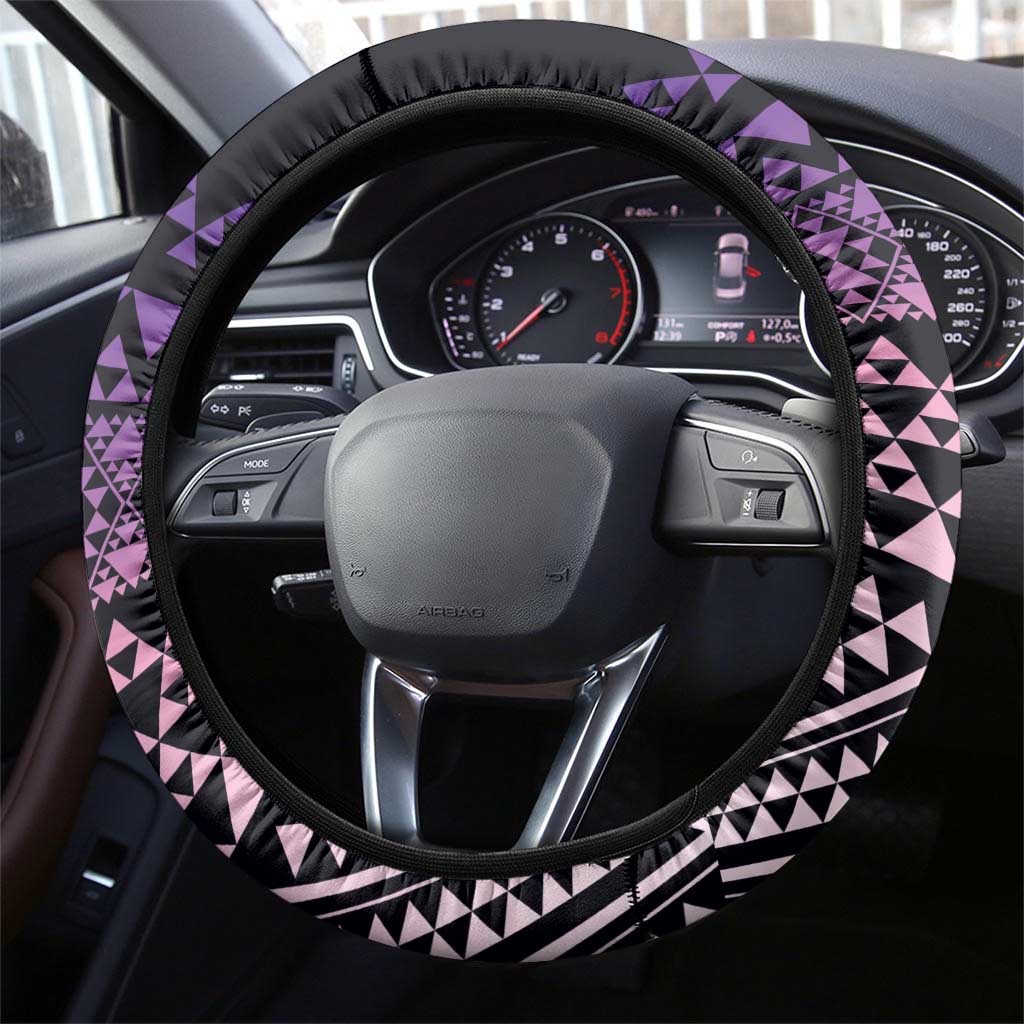 Maori Niho Taniwha Te Wheiao Steering Wheel Cover Waiporoporo - Aussie Hoodie