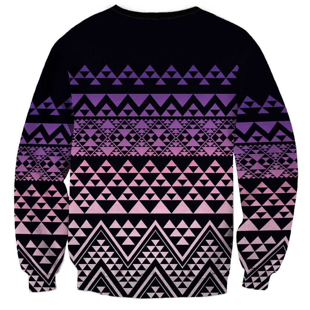 Maori Niho Taniwha Te Wheiao Sweatshirt Waiporoporo - Aussie Hoodie