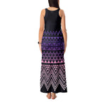 Maori Niho Taniwha Te Wheiao Tank Maxi Dress Waiporoporo - Aussie Hoodie