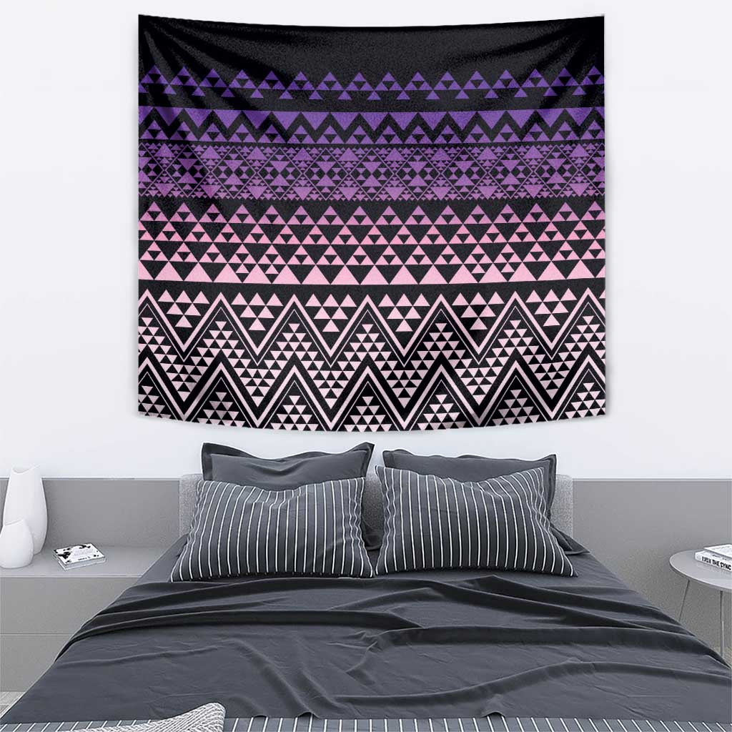 Maori Niho Taniwha Te Wheiao Tapestry Waiporoporo - Aussie Hoodie