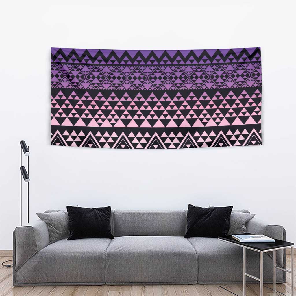 Maori Niho Taniwha Te Wheiao Tapestry Waiporoporo - Aussie Hoodie