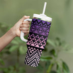 Maori Niho Taniwha Te Wheiao Tumbler With Handle Waiporoporo - Aussie Hoodie