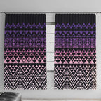 Maori Niho Taniwha Te Wheiao Window Curtain Waiporoporo - Aussie Hoodie