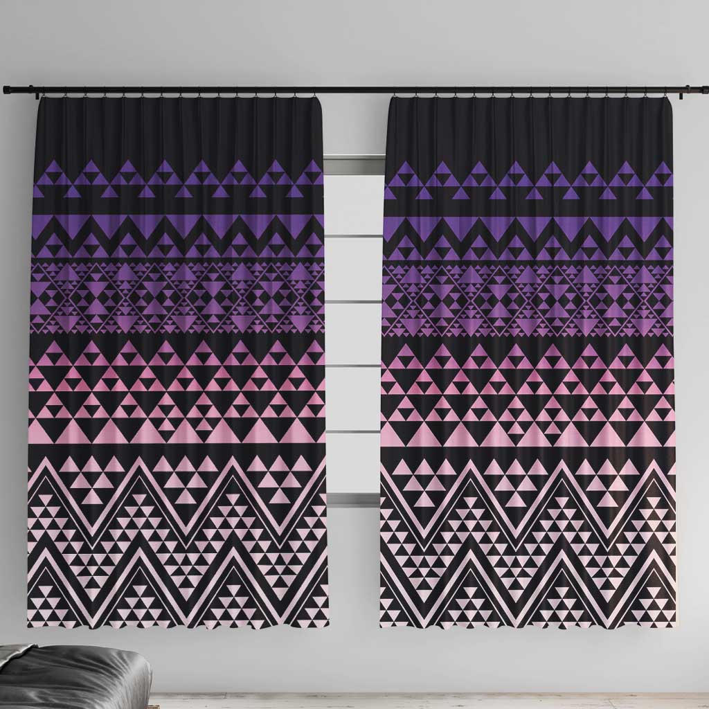 Maori Niho Taniwha Te Wheiao Window Curtain Waiporoporo - Aussie Hoodie