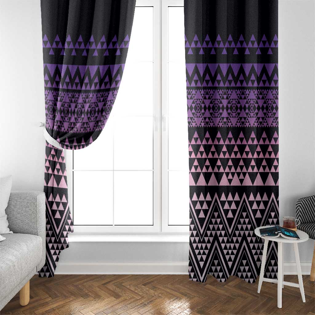 Maori Niho Taniwha Te Wheiao Window Curtain Waiporoporo - Aussie Hoodie