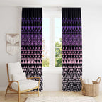 Maori Niho Taniwha Te Wheiao Window Curtain Waiporoporo - Aussie Hoodie