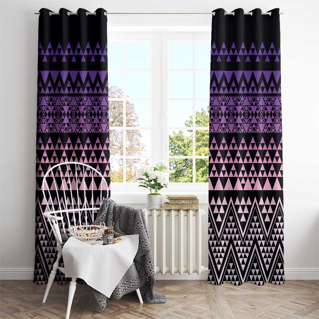Maori Niho Taniwha Te Wheiao Window Curtain Waiporoporo - Aussie Hoodie