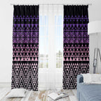 Maori Niho Taniwha Te Wheiao Window Curtain Waiporoporo - Aussie Hoodie
