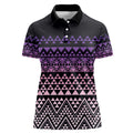 Maori Niho Taniwha Te Wheiao Women Polo Shirt Waiporoporo - Aussie Hoodie
