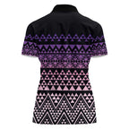 Maori Niho Taniwha Te Wheiao Women Polo Shirt Waiporoporo - Aussie Hoodie