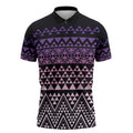 Maori Niho Taniwha Te Wheiao Zipper Polo Shirt Waiporoporo - Aussie Hoodie