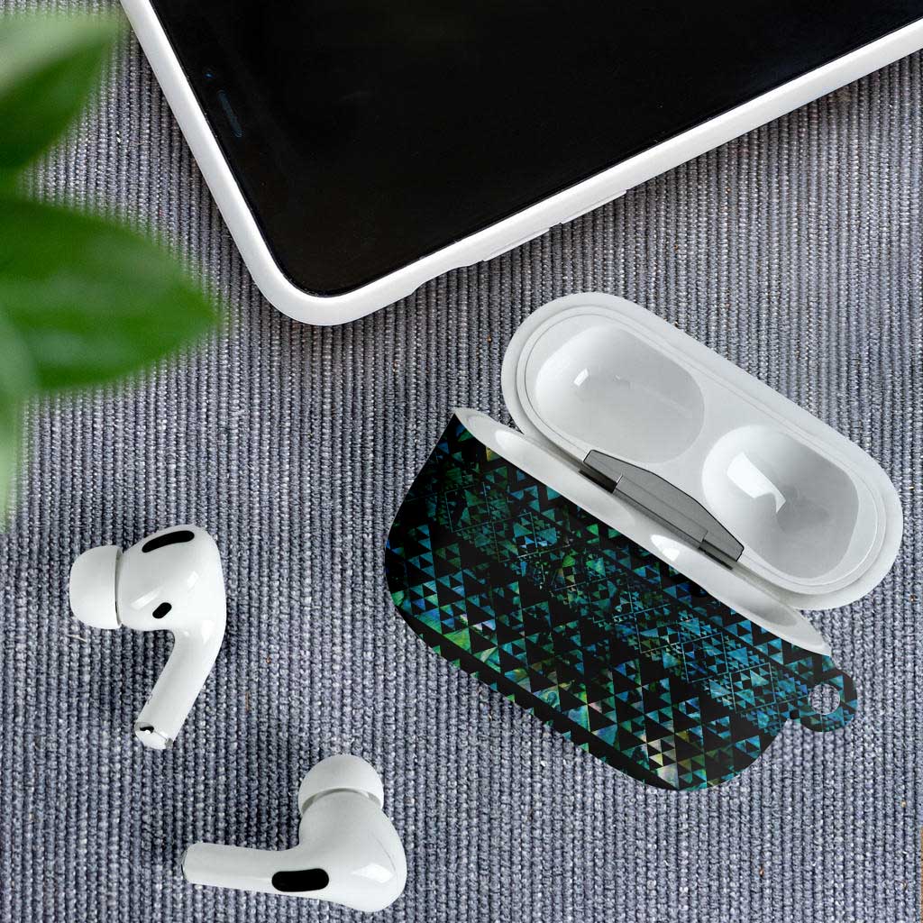 Maori Niho Taniwha Te Wheiao AirPods Case Paua Shell - Aussie Hoodie