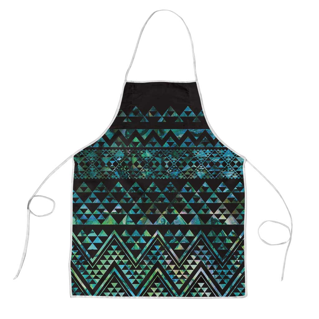Maori Niho Taniwha Te Wheiao Apron Paua Shell - Aussie Hoodie