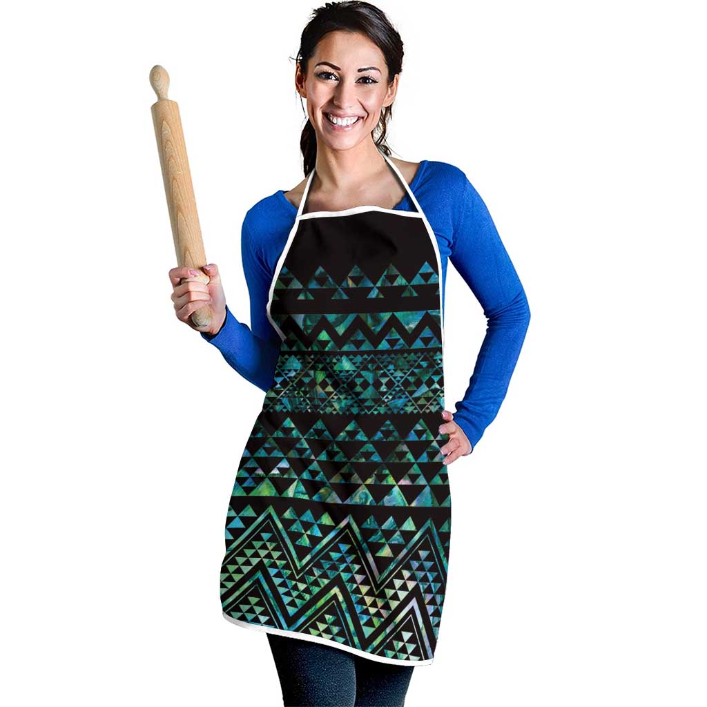 Maori Niho Taniwha Te Wheiao Apron Paua Shell - Aussie Hoodie