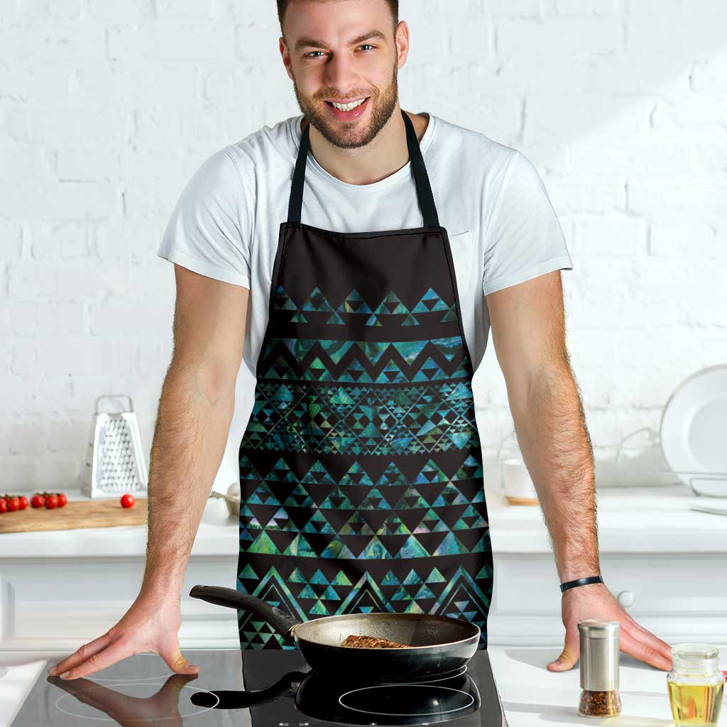 Maori Niho Taniwha Te Wheiao Apron Paua Shell - Aussie Hoodie