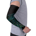Maori Niho Taniwha Te Wheiao Arm Sleeves Paua Shell - Aussie Hoodie