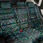Maori Niho Taniwha Te Wheiao Back Car Seat Cover Paua Shell - Aussie Hoodie