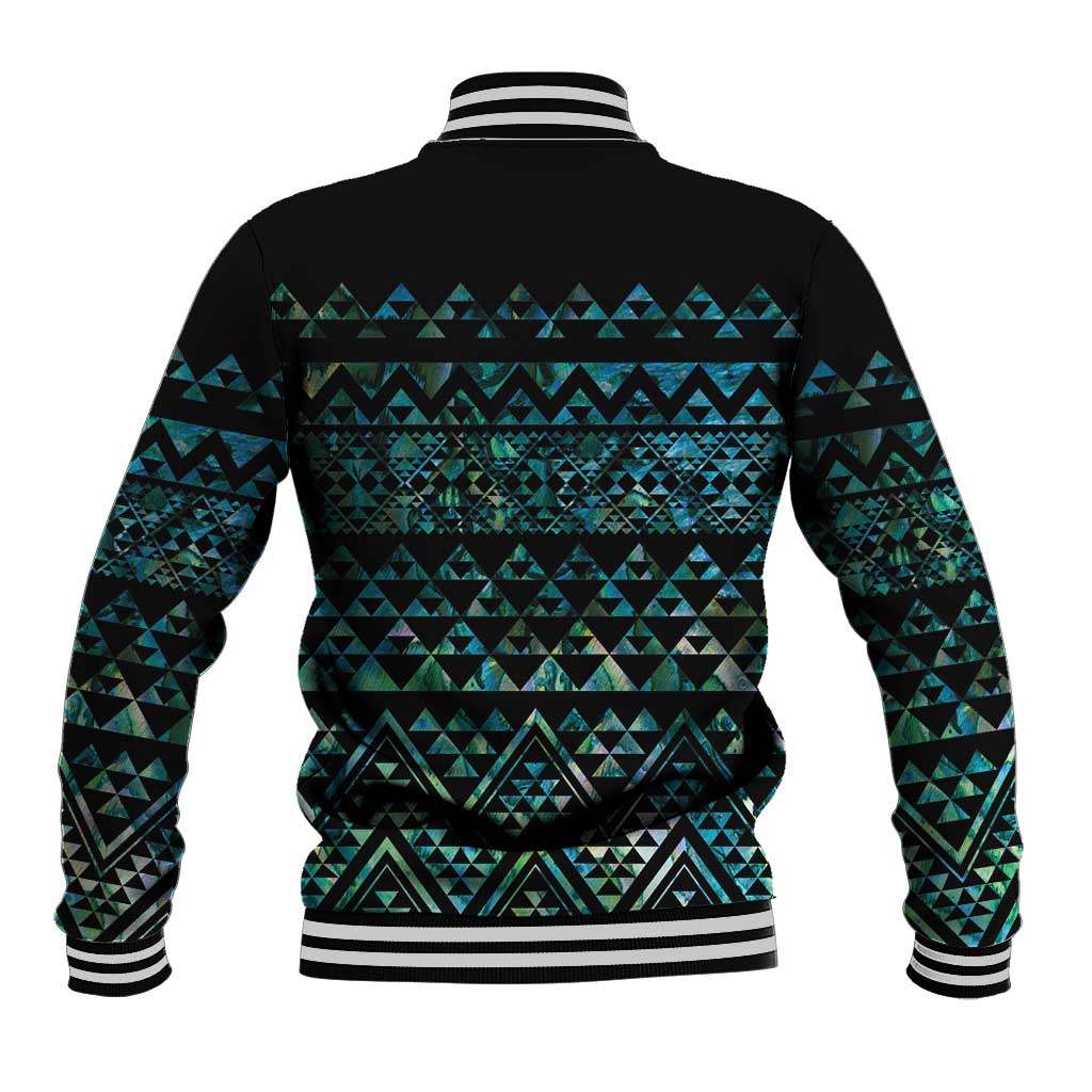 Maori Niho Taniwha Te Wheiao Baseball Jacket Paua Shell - Aussie Hoodie