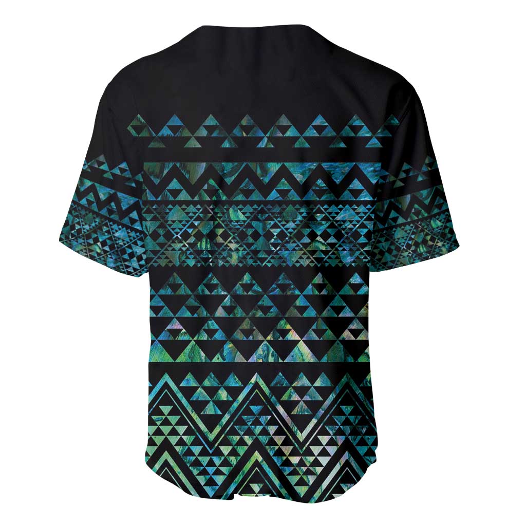 Maori Niho Taniwha Te Wheiao Baseball Jersey Paua Shell - Aussie Hoodie