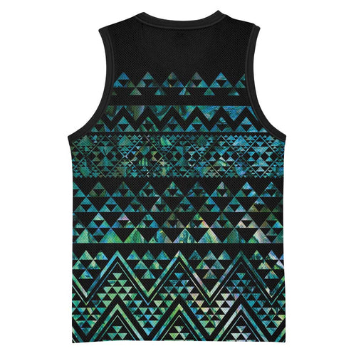 Maori Niho Taniwha Te Wheiao Basketball Jersey Paua Shell - Aussie Hoodie