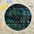 Maori Niho Taniwha Te Wheiao Beach Blanket Paua Shell - Aussie Hoodie