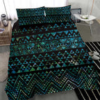 Maori Niho Taniwha Te Wheiao Bedding Set Paua Shell - Aussie Hoodie