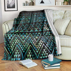 Maori Niho Taniwha Te Wheiao Blanket Paua Shell - Aussie Hoodie