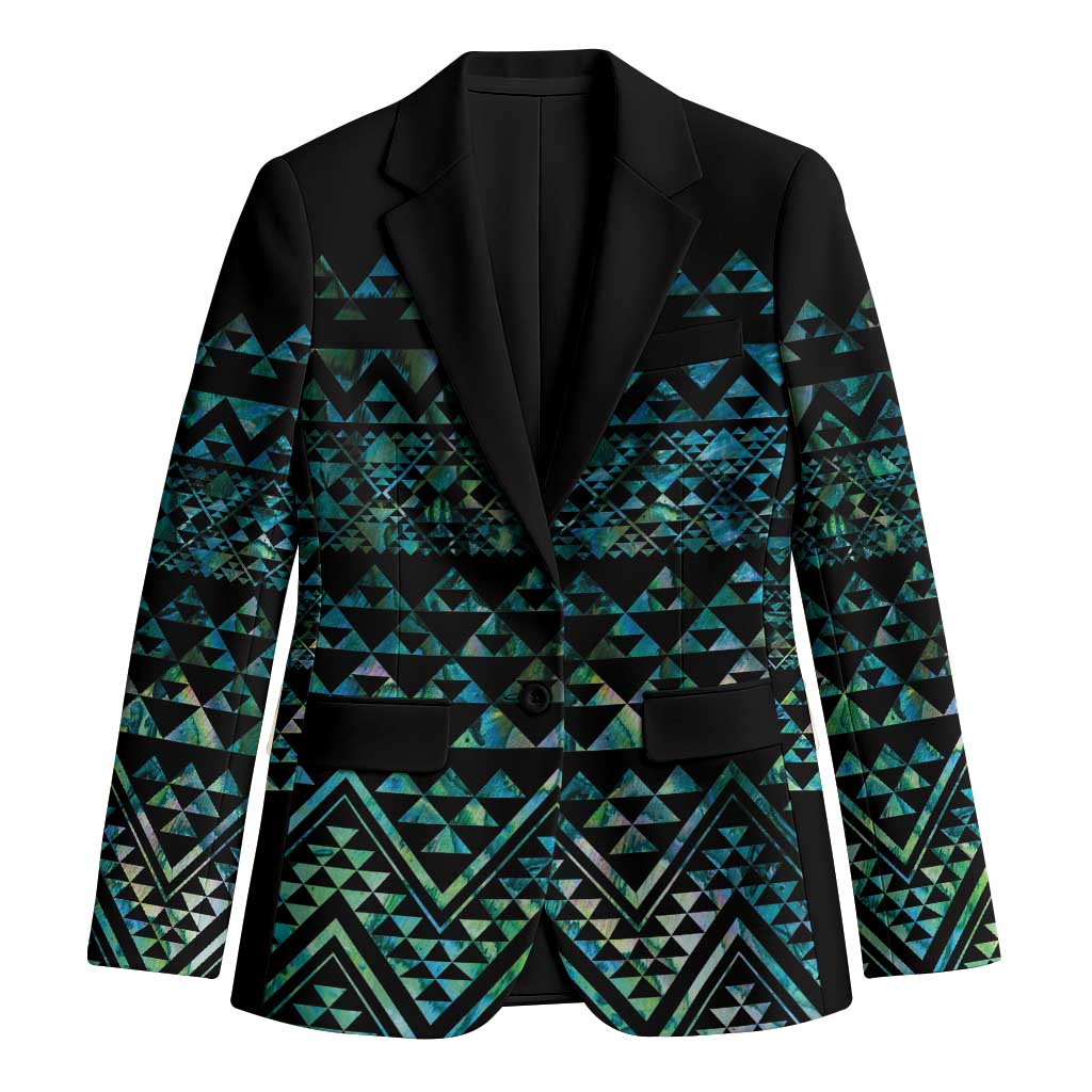 Maori Niho Taniwha Te Wheiao Blazer Paua Shell - Aussie Hoodie