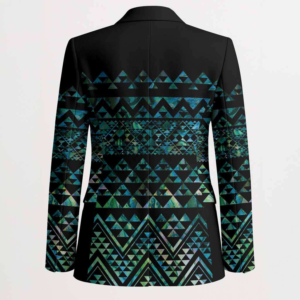 Maori Niho Taniwha Te Wheiao Blazer Paua Shell - Aussie Hoodie