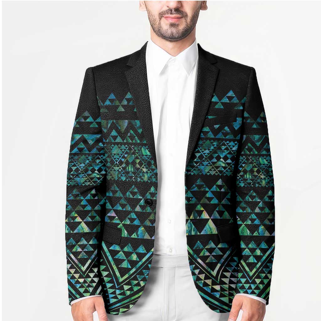 Maori Niho Taniwha Te Wheiao Blazer Paua Shell - Aussie Hoodie