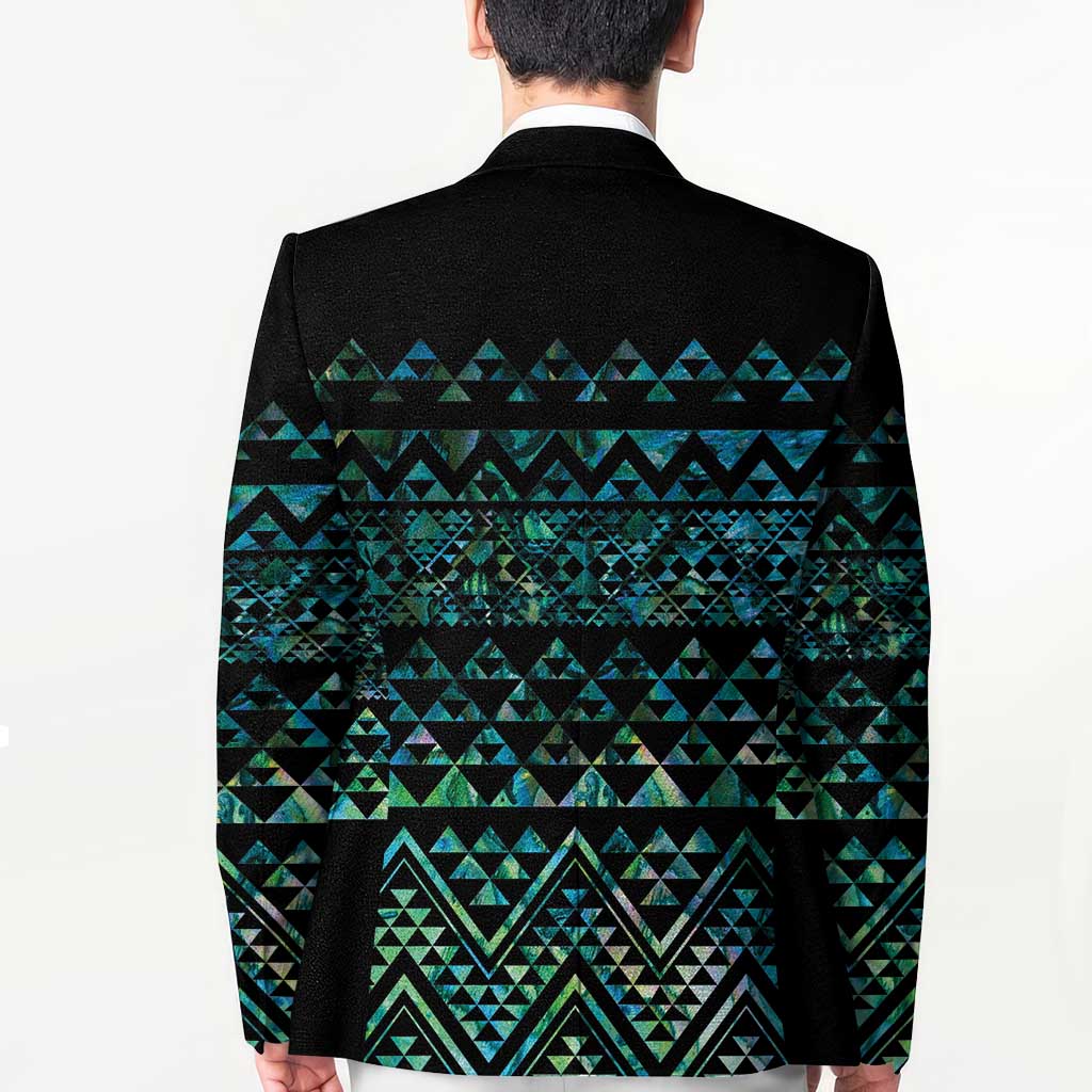 Maori Niho Taniwha Te Wheiao Blazer Paua Shell - Aussie Hoodie