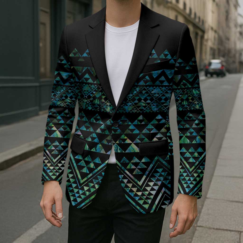 Maori Niho Taniwha Te Wheiao Blazer Paua Shell - Aussie Hoodie
